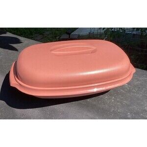 Tupperware Vintage Micro Steamer Microwave 6 Cups Mauve Pink